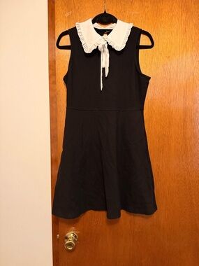 ModCloth bow tie collared neck dress